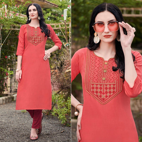 Shop Stylish Kurtis | Designer, Party Wear, Casual Kurtis - Pink Kurti